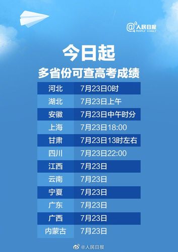 高考几号可以查成绩几点