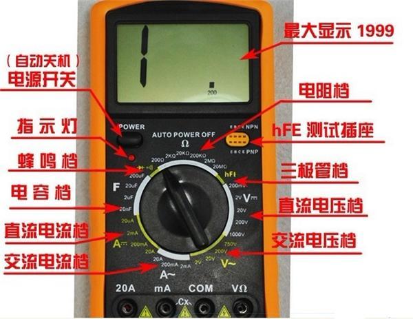 万用表的用途和用法