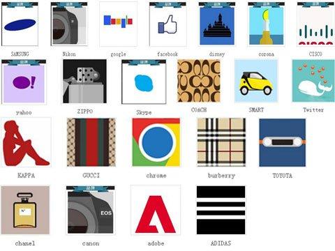 疯狂猜图答案品牌英文八个字母