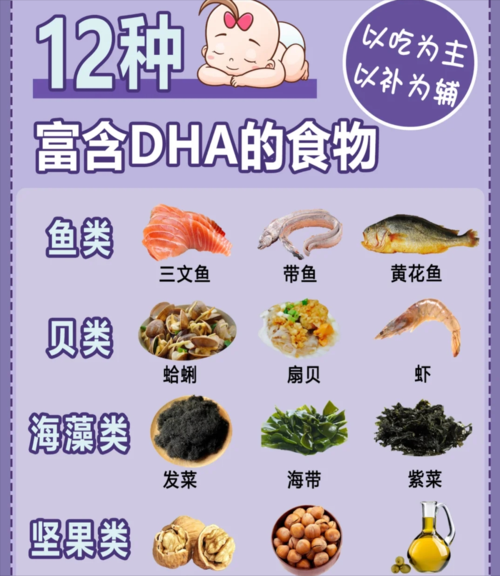 哪些食物中 含有较多的DHA