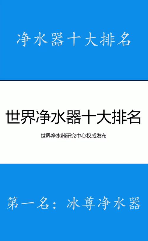 国内净水器十大名牌有哪些？