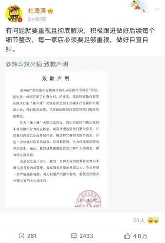 杜海涛吧爆吧事件的卫视声明