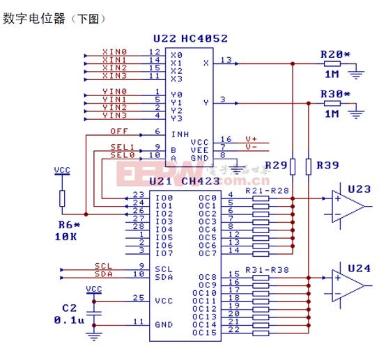 数字电位器在电路中的作用是什么？