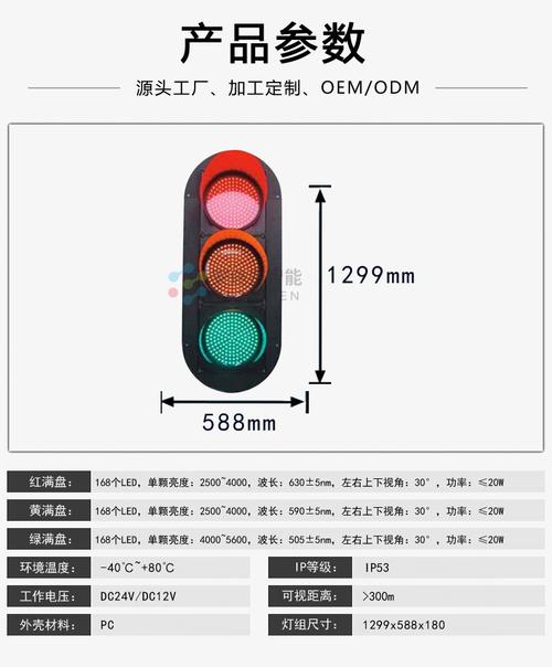 LED交通信号灯功率多少