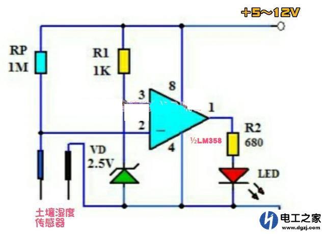 湿度传感器由哪些电路组成？