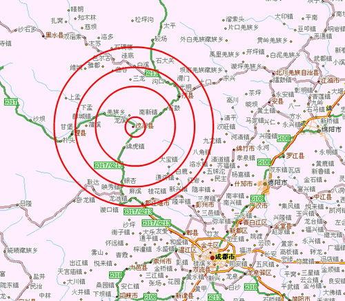 四川曾有哪些地方发生过地震