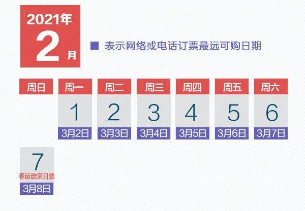 春运什么时候可以订票2021