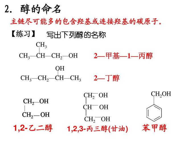 什么是醇的分类、命名、性质和应用？