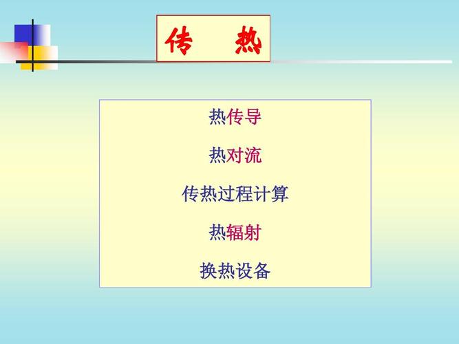 举例说明日常生活中有哪些传热设备举例其中一个说明其原理是怎样的？