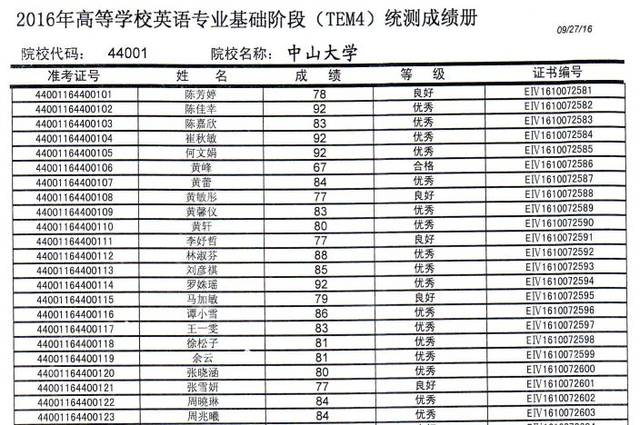 专四多久出成绩呀？