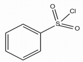 关于苯磺酰氯的化学性质：除了发生氨化，生成苯磺酰胺，苯磺酰氯还能与那些物质反应？ 谢谢~~