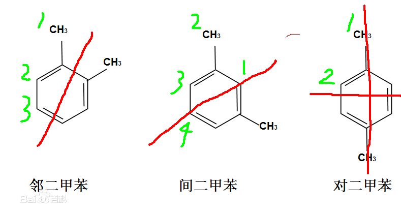 间二甲苯结构式