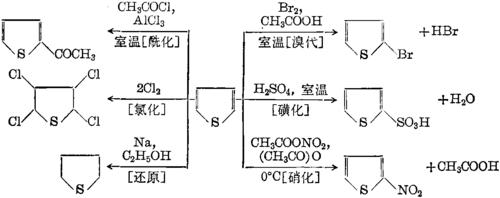 噻吩的化学性质