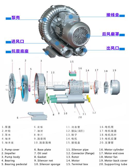 漩涡气泵的工作原理