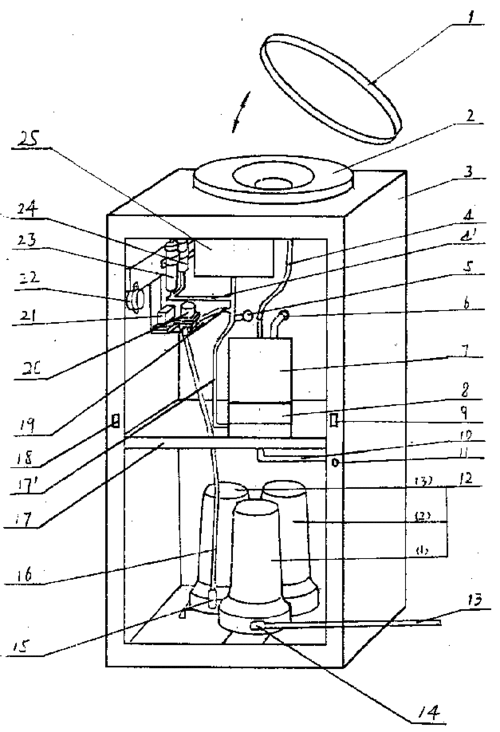 饮水机各部件名称图解