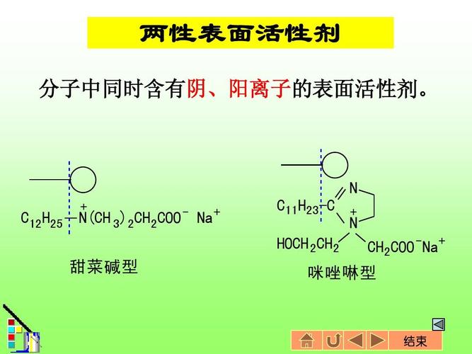 哪些属于阳离子表面活性剂？哪些属于阴离子表面活性剂？哪些属于两性的表面活性剂？