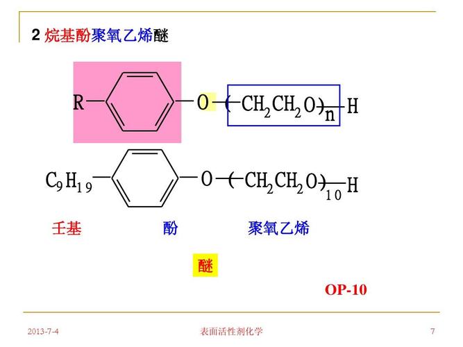 非离子表面活性剂有哪些