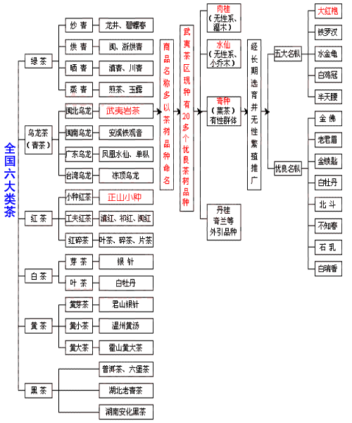 中国茶叶历史悠久有哪些茶的种类？