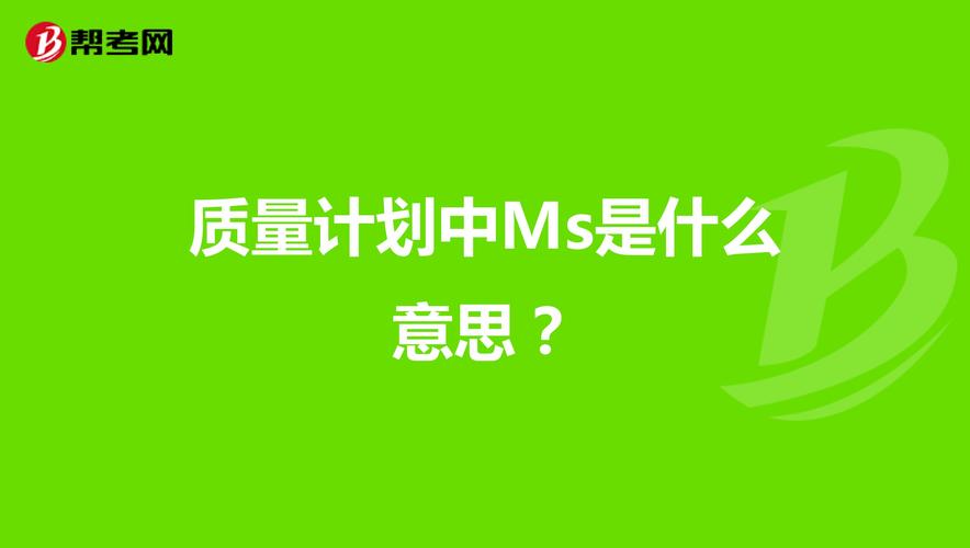 ms是什么意思？