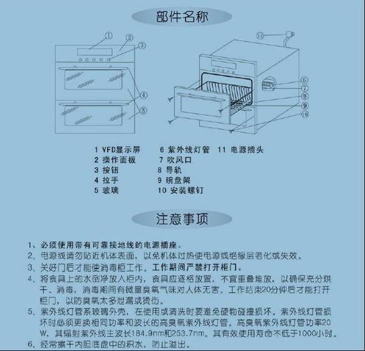 消毒柜使用方法及保养六大须知