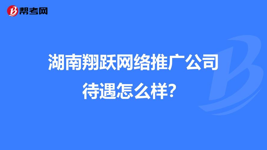 湖南网络公司哪家网络推广经验丰富？