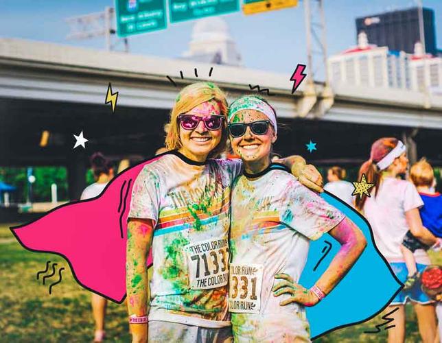 如何参加color  run