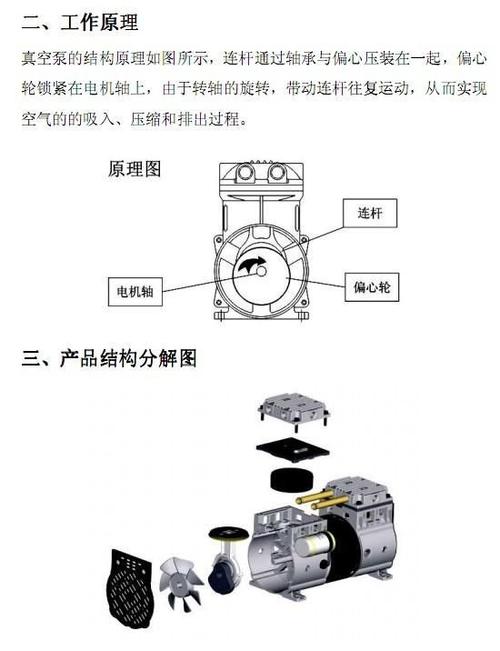 活塞真空泵工作原理？