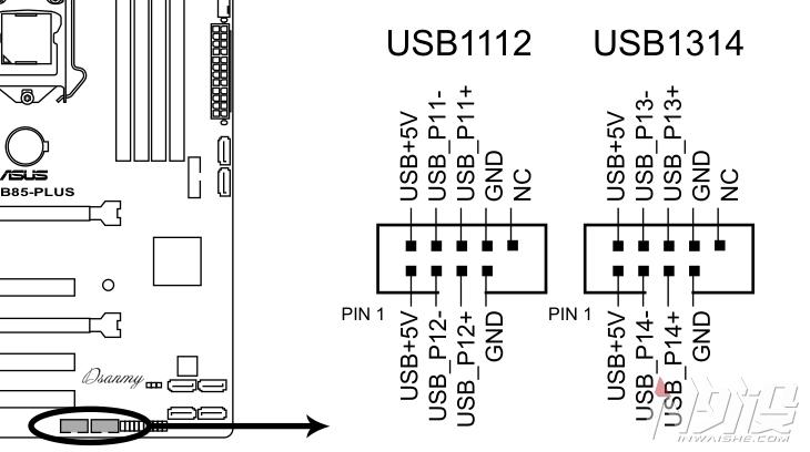 机箱前置usb3.0接口如何接到主板上？