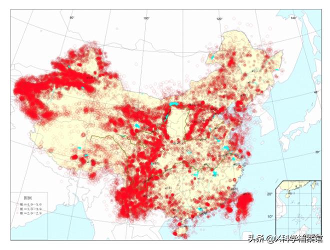 中国地震带分布图的分布区域？