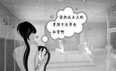 男孩进女浴池被拒，几岁男孩可以进女浴区？